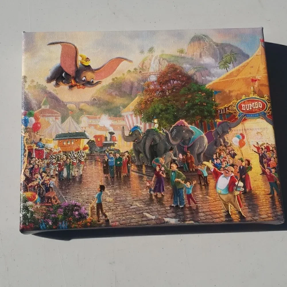 Authentic Dumbo Thomas Kinkade Painting
